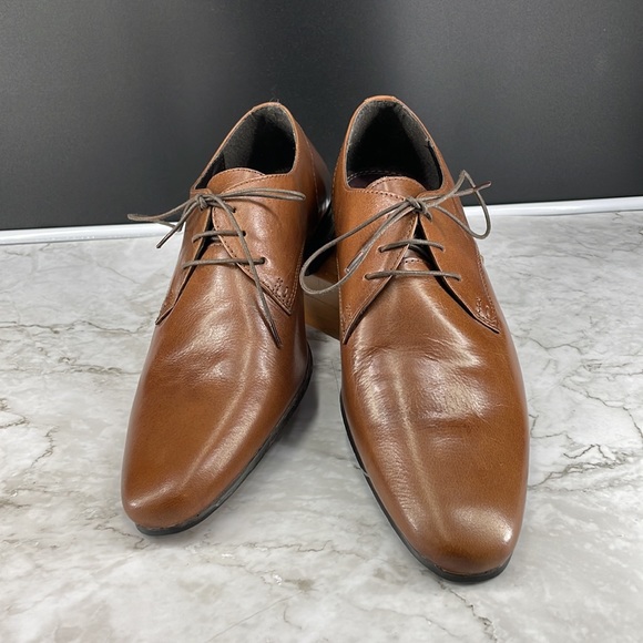 Top man Dress Shoes Sz 11 Brown - Picture 2 of 7